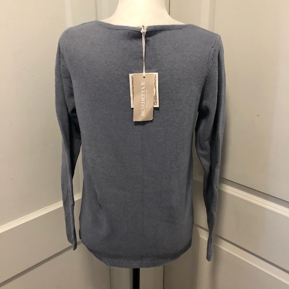 Benedetta b ladies NWT cashmere merino wool knitted sweater size medium - Picture 4 of 7
